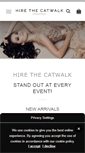 Mobile Screenshot of hirethecatwalk.com